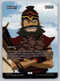 Bribery Borderless - MTG Avatar: The Last Airbender TLA - Image 1