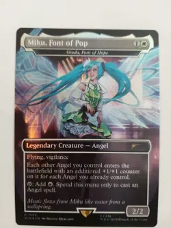 Miku, Font of Pop - Giada, Font of Hope (Rainbow Foil) Secret Lair Drop Foil - Image 1