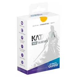 ULTIMATE GUARD KATANA DECK PROTECTOR SLEEVES 100CT YELLOW FACTORY SEALED NEW - Image 1