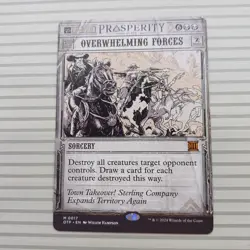 Magic: the Gathering - Outlaws of Thunder Junction ~ M ~ Overwhelming Force (BN) - Image 1