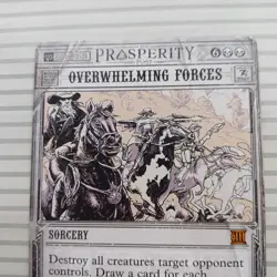 Magic: the Gathering - Outlaws of Thunder Junction ~ M ~ Overwhelming Force (BN) - Image 2