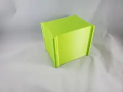 Magic the Gathering 3D Printed Commander DeckBox with dice cup(Metallic Green) - Image 4