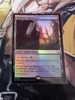 MTG - Shadowy Backstreet - Regular Foil - Murders at Karlov Manor - Image 2