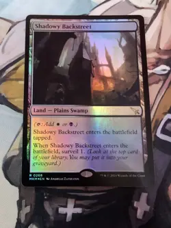 MTG - Shadowy Backstreet - Regular Foil - Murders at Karlov Manor - Image 3
