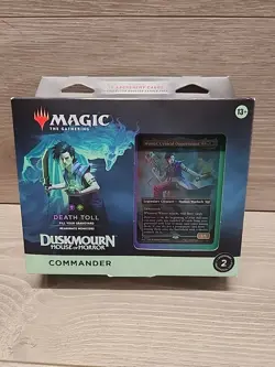 Magic The Gathering MTG Duskmourn Death Toll Commander Deck Sealed Brand New QTY - Image 1