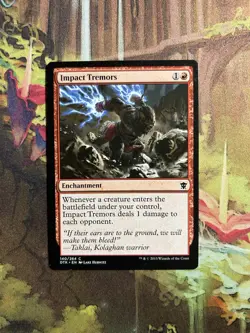 MTG Impact Tremors Dragons Of Tarkir Common NM - Image 1