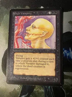 Sengir Vampire Beta MTG Light Play Condition - Image 1