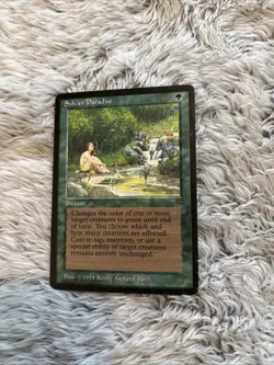 MTG - Sylvan Paradise [Legends] (Near Mint) - Image 1