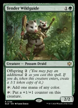 x1 Tender Wildguide R MTG Bloomburrow M/NM, English - Image 1