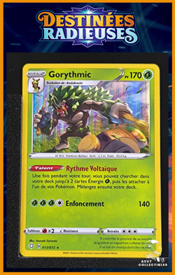 Carte Pokemon Gorythmic 013/072 Holo EB4.5 Destinees Radieuses FR - Image 1