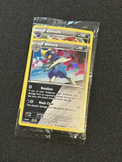 SEALED 2016 Pokemon Bisharp 64/114 Zoroark 91/162 Cosmos Promo Holo Rare NM - Image 1