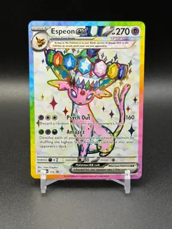 Pokemon Espeon ex SVP 175 Premium Figure Collection Black Star Promo - Image 1