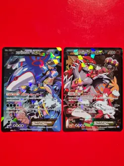 Pokemon XY Team Aqua Kyogre Magma Groudon EX Double Crisis Sequential CGC - Image 1