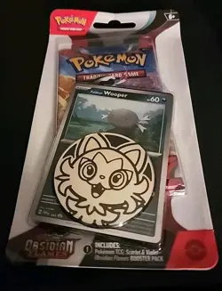 ??Obsidian Flames-Checklane Blister Packs+ 1 Paldean Wooper + 1 Pawmi (#19138)E1 - Image 5