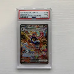 2024 Pokemon SV Twilight Masquerade - TWM EN Greninja ex #214/167 PSA 9 - Image 1