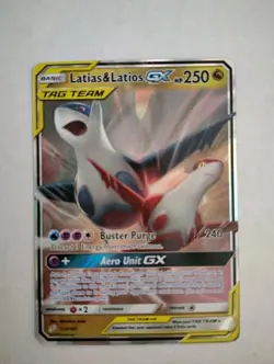 Latias & Latios GX 113/181 Ultra Rare Pokemon Sm-Team Up 2017 - Image 1