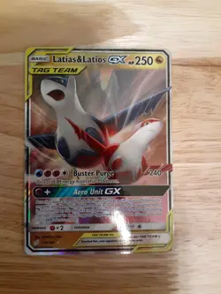 Latias & Latios GX 113/181 Ultra Rare Pokemon Sm-Team Up 2017 - Image 3