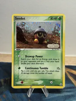 Seedot 61/92 Ex Legend Maker Reverse Holo Stamped Yuka Morii Pokemon SWIRL HP - Image 1