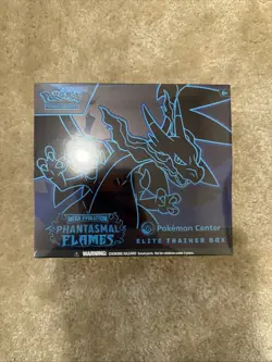 Pokemon TCG Phantasmal Flames Pokemon Center ETB Elite Trainer Box Sealed - Image 1
