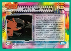 Pokemon TCG Ash's Sacrifice Topps Mewtwo Strikes Back 36 - Never Played - Image 2