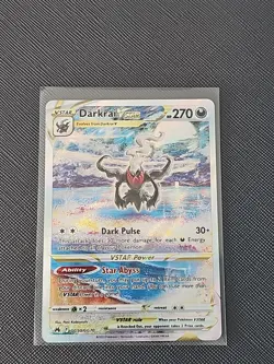 Darkrai VSTAR GG50/GG70 Crown Zenith: Galarian Gallery Holo Pokemon NM - Image 1