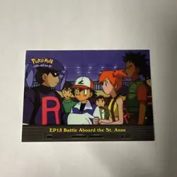 Pokemon 2000 Topps TV Animation Edition Foil EP15 Battle Aboard The St. Anne - Image 1