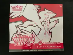Pokemon Center TCG White Flare Elite Trainer Box ETB Factory Sealed - Image 1