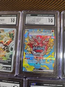 Pokemon Graded Lot of 5, CGC 10 GEM MINT CGC 9.5,9 pokemon collection - Image 3