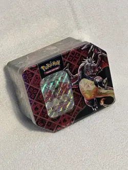 Pokemon TCG: Paldean Fates Tin - Shiny Charizard EX- NEW/ SEALED/ UNOPENED - Image 2