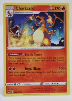 Pokemon - Charizard #025/185 - SWSH04: Vivid Voltage Rare - Image 1
