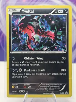 Pokemon TCG Yveltal XY06 XY Black Star Promo Holo Rare MP - Image 1