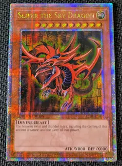 Yu-Gi-Oh! 25th Anniversary Edition Quarter Century S Rare Slifer, Sky Dragon NM+ - Image 1