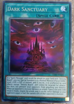 Yu-gi-oh! Dark Sanctuary - LED5-EN009 - 1st Edition - Rare - LP - Image 1