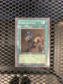 Confiscation - MRL-038 - Super Rare - NM 1st Ed - Yugioh - Image 1