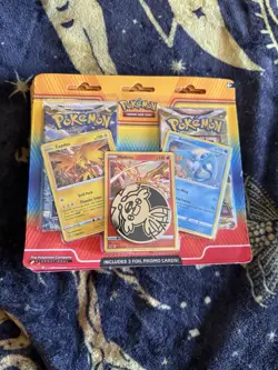 Pokemon TCG Zapdos Moltres Articuno Promo Blister 2-Pack with 3 Foil Cards - Image 2
