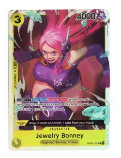 Jewelry Bonney OP08-105 SR Two Legends Card - Image 1