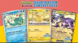 Pokemon TCG Illustration Contest 2024 Promo Cards SEALED (All 3 Promos) - Image 1