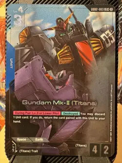 Gundam Card Game TCG - Gundam Mk-II (Titans) Dual Impact R+ - Image 1