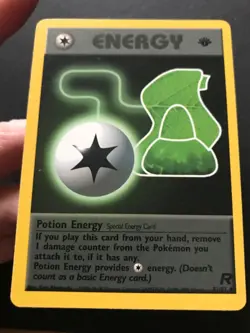 Potion Energy 82/82 Rocket Set 1ST EDITION Wizards Pokemon Card 1999 WOTC LP - Image 3