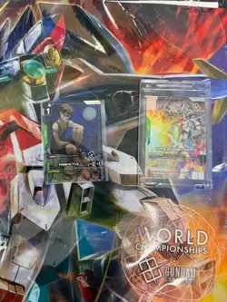 Gundam Card Game Wing Gundam Zero & Heero Yuy World Championship 25-26 English - Image 2
