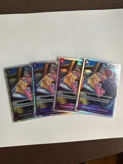 Donquixote Rosinante OP10-072 Royal Blood Foil Playset - 4 Cards - Image 1