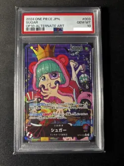 PSA 10 Sugar L OP10-003 Parallel Royal Blood One Piece Card Game CCG Japanese - Image 1