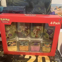 Pokemon Scarlet & Violet - 151 (4-Pack) Mini Tins w/ 4 Promo cards Sam's Sealed - Image 1