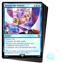 REVERSE THE POLARITY X4 Universes Beyond: Doctor Who Magic MTG MINT CARD playset - Image 1
