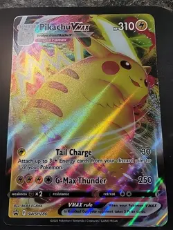Pokemon TCG Pikachu VMAX Vivid Voltage SWSH286 Jumbo Card - Image 1
