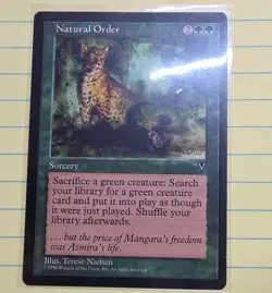 Natural Order Visions MTG Card NM Condition - Image 1