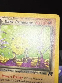 Pokemon Card Dark Primeape 43/82 1st Edition Team Rocket Set Played - Image 3
