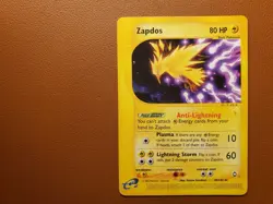 ZAPDOS Aquapolis Set REVERSE & NON HOLO RARE Card 44/147 e Hp 2002 Pokemon - Image 5