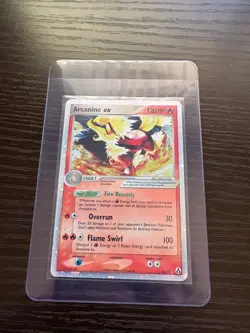 Pokemon TCG 2006 Arcanine EX Legend Maker 83/92 RARE SWIRL💫 HOLO Card Clean - Image 1