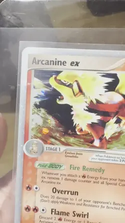 Pokemon TCG 2006 Arcanine EX Legend Maker 83/92 RARE SWIRL💫 HOLO Card Clean - Image 2